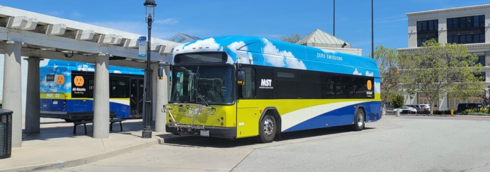 Monterey-Salinas Transit electric bus