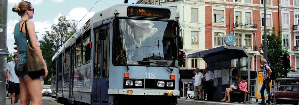Tram on Oslo street